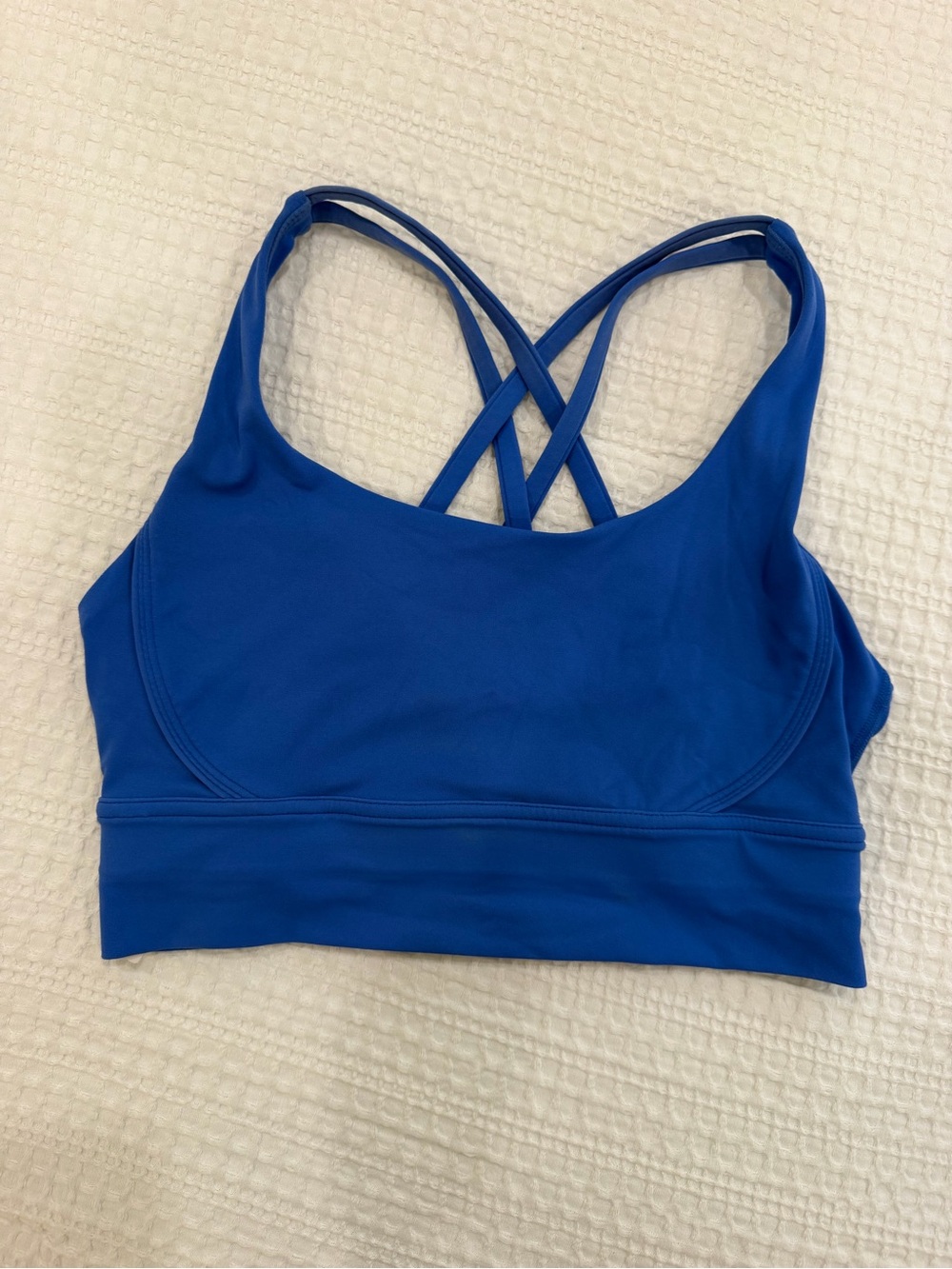Blue Amazon energy longline bra! Blue size small!